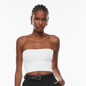 Aritzia Babaton Sculpted Knit Cropped Tube Top